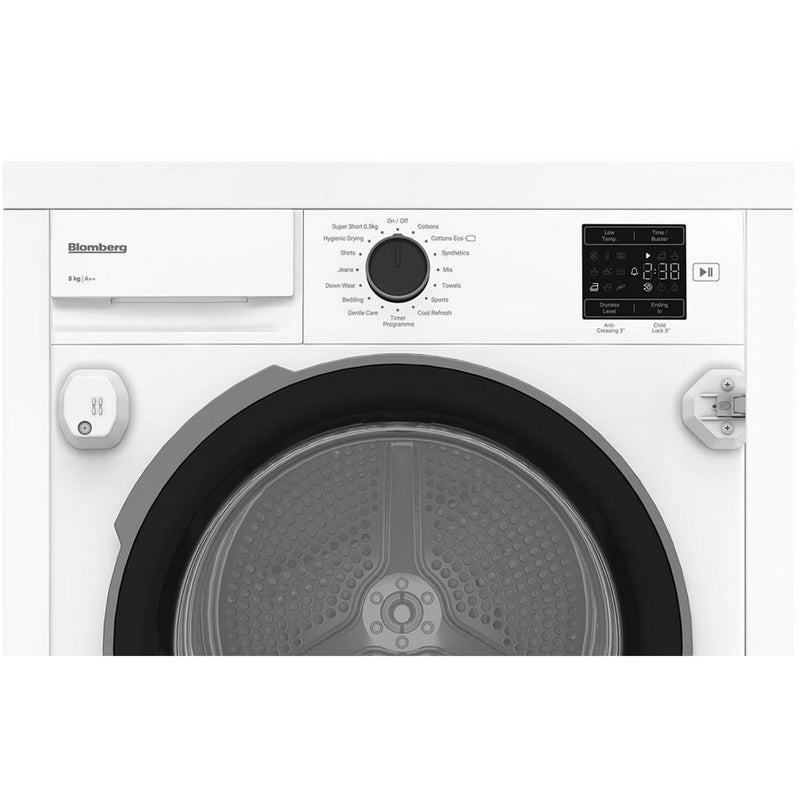 Blomberg LTDIP08310 Built In Heat Pump Tumble Dryer 8kg White