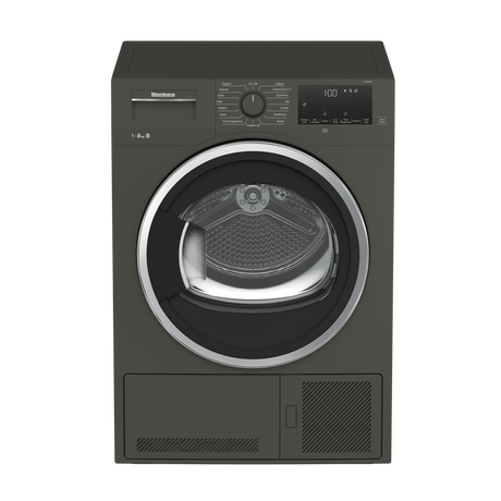 Blomberg LTK38030G Condenser Tumble Dryer 8kg Graphite
