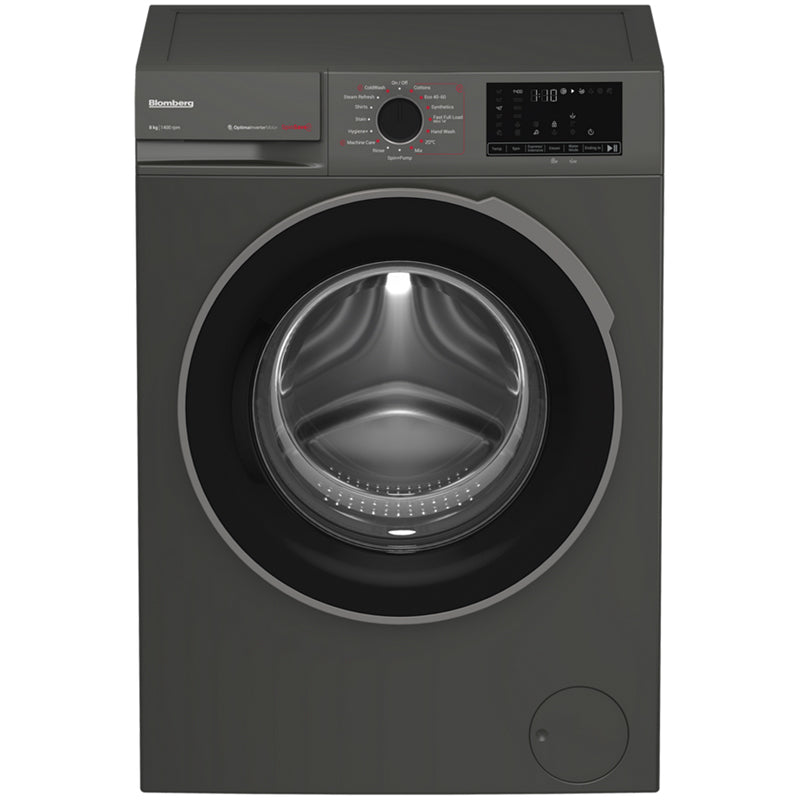 Blomberg LWA18461G Washing Machine 8kg 1400rpm Graphite