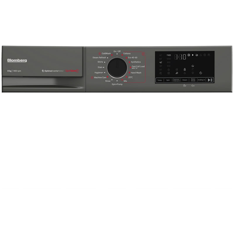 Blomberg LWA18461G Washing Machine 8kg 1400rpm Graphite — image 7