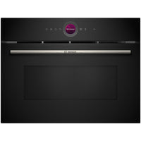 Bosch Series 8 CEG732XB1B Built-In Microwave and Grill 36L 1000W Black thumbnail 1