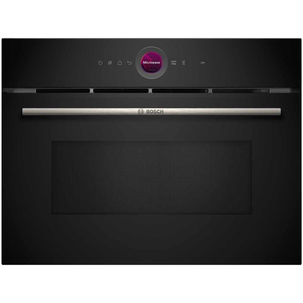 Bosch Series 8 CEG732XB1B Built-In Microwave and Grill 36L 1000W Black
