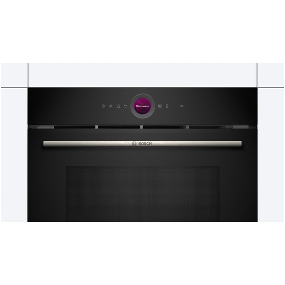 Bosch Series 8 CEG732XB1B Built-In Microwave and Grill 36L 1000W Black
