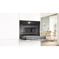 Bosch Series 8 CMG778NB1 Built-in Combi Microwave 45L Black thumbnail 5