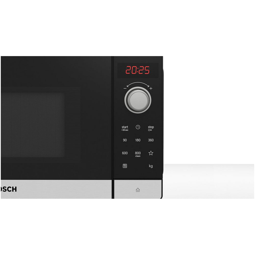 Bosch Serie 2 FFL023MS2B Freestanding Microwave 20L 800W Stainless Steel