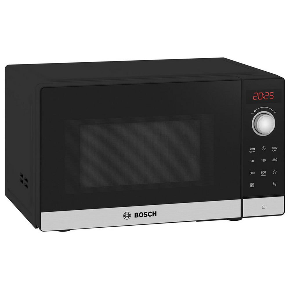 Bosch Serie 2 FFL023MS2B Freestanding Microwave 20L 800W Stainless Steel