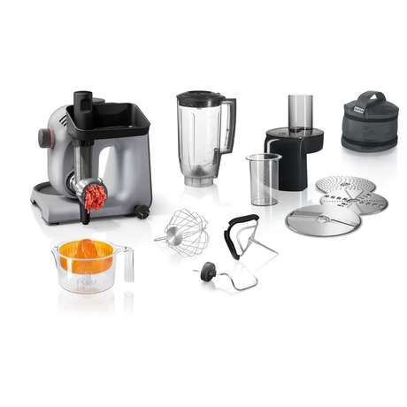 Bosch MUM59340GB CreationLine Kitchen Machine Food Mixer 3.9L 1000W