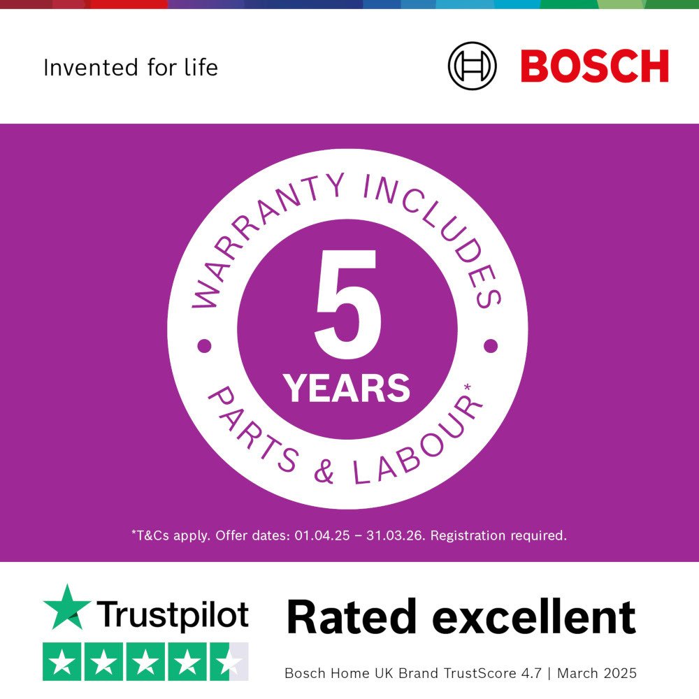 Bosch Series 4 WNA134U8GB Washer Dryer 8kg/5kg 1400rpm White — image 8