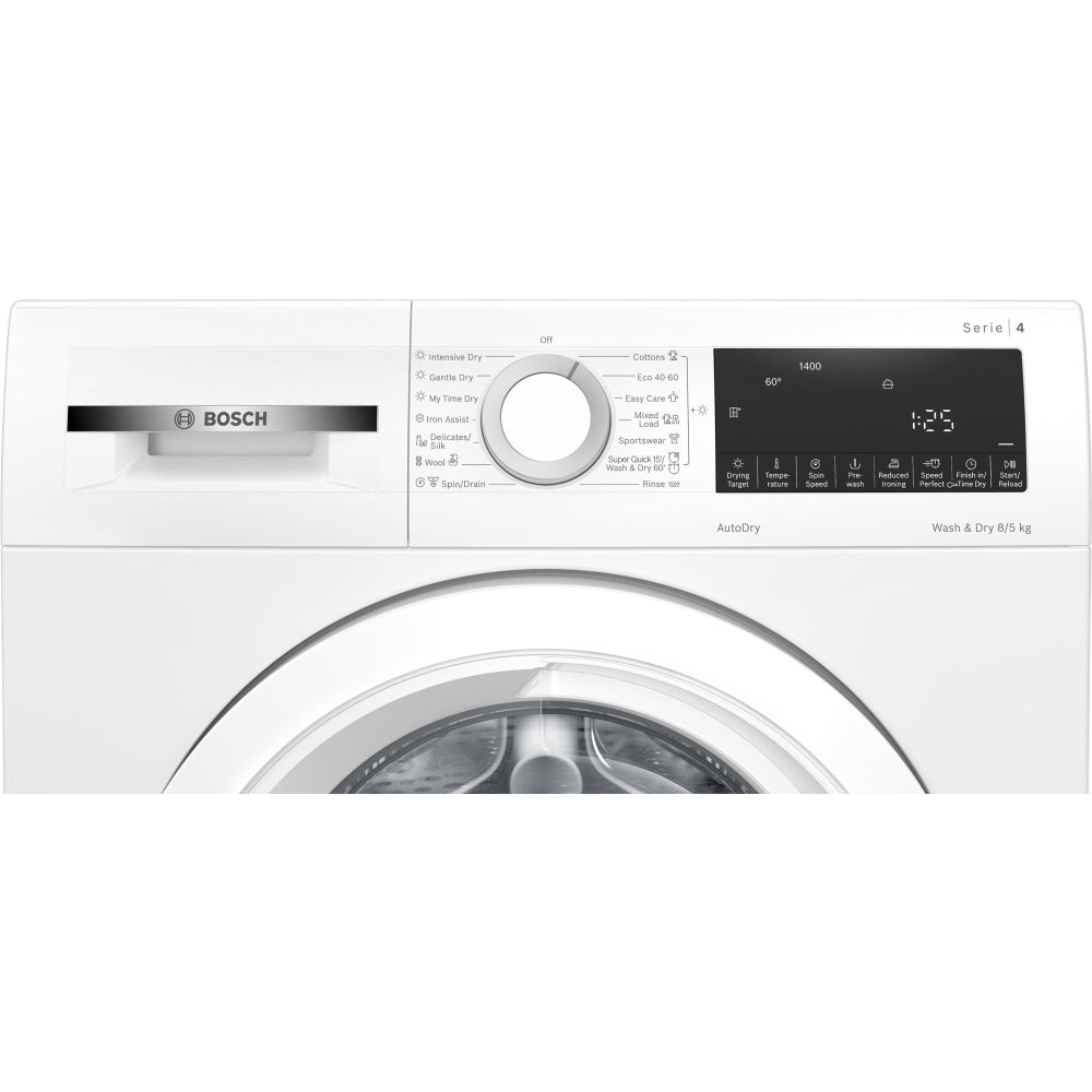Bosch Series 4 WNA134U8GB Washer Dryer 8kg/5kg 1400rpm White — image 3