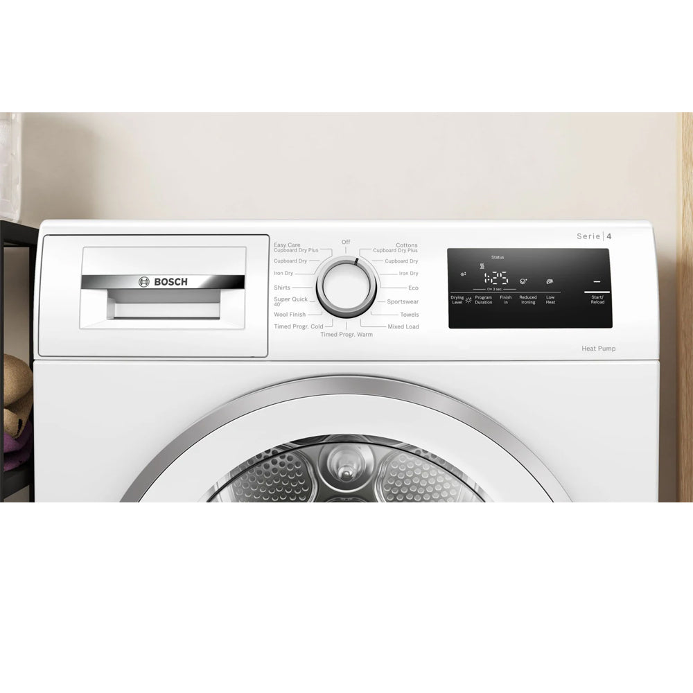 Bosch WTH85226GB Series 4 Heat Pump Tumble Dryer 8kg White