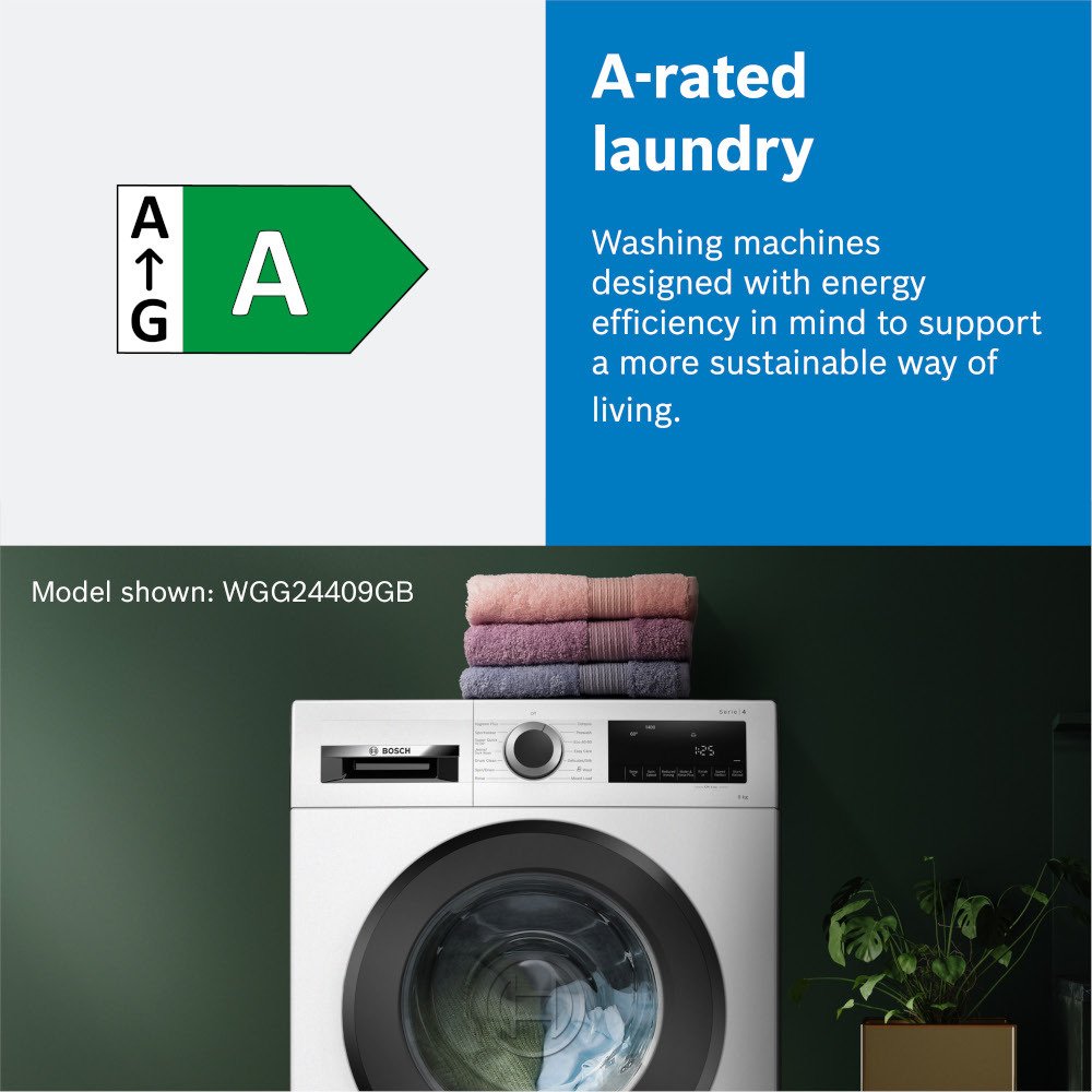 Bosch WGB256A1GB Series 8 Washing Machine 10kg 1400rpm White — image 13