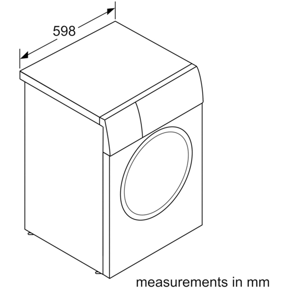 Bosch Series 8 WGB256A2GB Front Load Washing Machine 10kg 1400rpm White — image 6