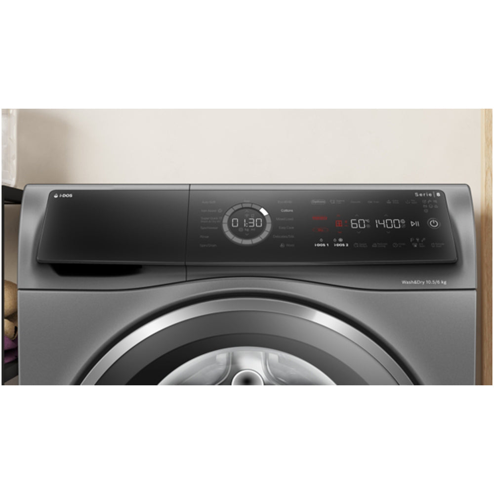 Bosch Series 8 WNC254ARGB Washer Dryer 10.5kg/6kg Graphite
