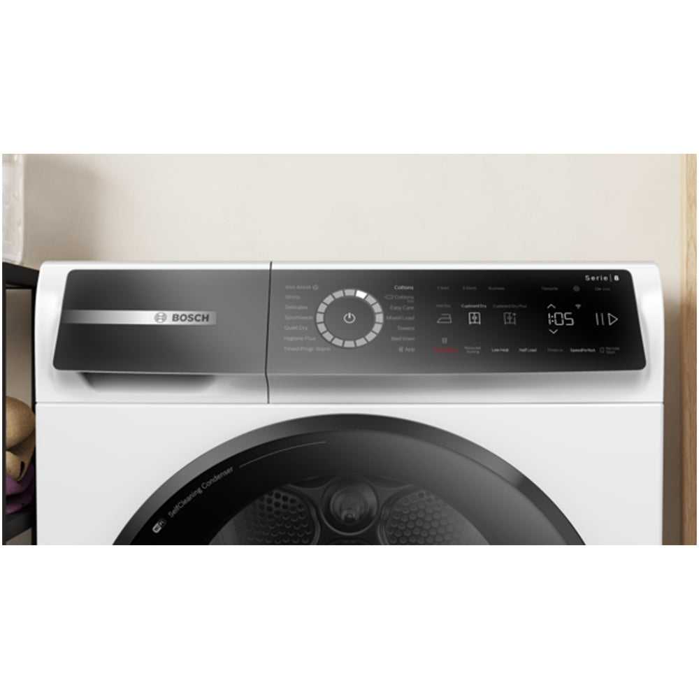 Bosch Series 8 WQB246C9GB Heat Pump Tumble Dryer 9kg White — image 2