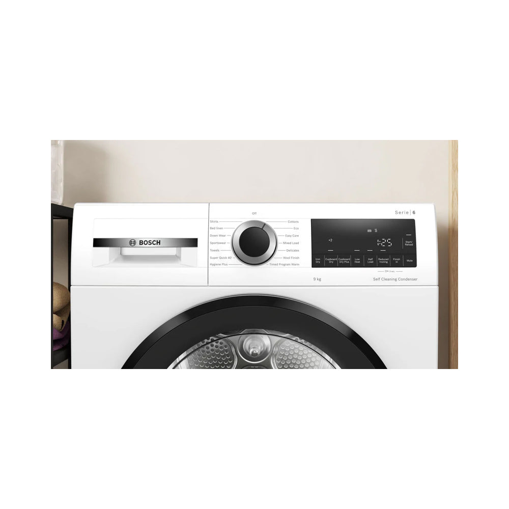 Bosch Series 6 WQG24502GB Heat Pump Tumble Dryer 9kg White