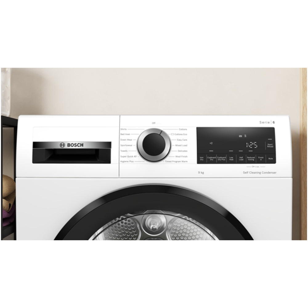 Bosch Series 6 WQG245A0GB Heat Pump Tumble Dryer 9kg White — image 2