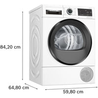 Bosch Series 6 WQG245A0GB Heat Pump Tumble Dryer 9kg White thumbnail 5