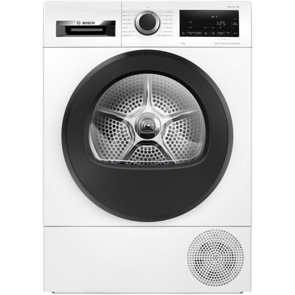 Bosch Series 6 WQG245A0GB Heat Pump Tumble Dryer 9kg White