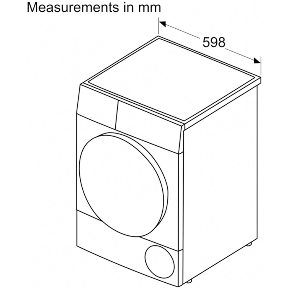 Bosch WQG245R1GB Series 6 Heat Pump Tumble Dryer 9kg Graphite — image 6