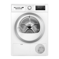 Bosch Serie 4 WTH85223GB Heat Pump Tumble Dryer 8kg White thumbnail 1