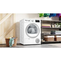 Bosch Serie 4 WTH85223GB Heat Pump Tumble Dryer 8kg White thumbnail 2