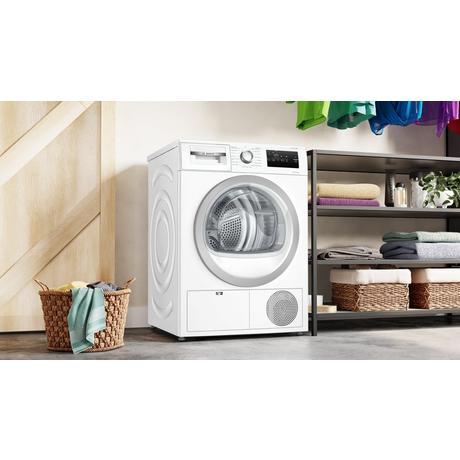 Bosch Serie 4 WTH85223GB Heat Pump Tumble Dryer 8kg White