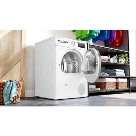 Bosch Serie 4 WTH85223GB Heat Pump Tumble Dryer 8kg White