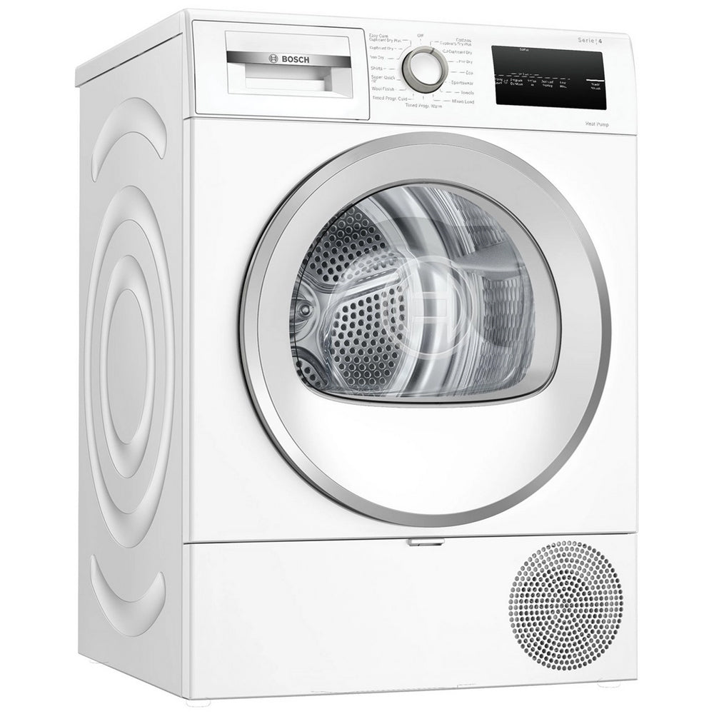 Bosch Series 4 WTH85224GB Heat Pump Tumble Dryer 8kg White