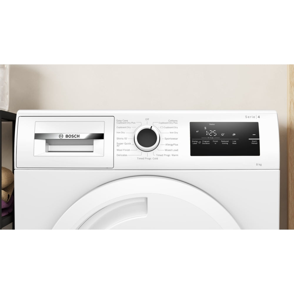 Bosch Series 4 WTN83202GB Condenser Tumble Dryer 8kg White