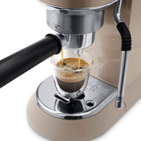 DeLonghi EC885.BG Dedica Arte Manual Espresso Coffee Maker Beige Gold thumbnail 3