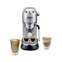 DeLonghi Dedica Arte EC885.M Manual Espresso Coffee Maker 15-Bar Silver thumbnail 1