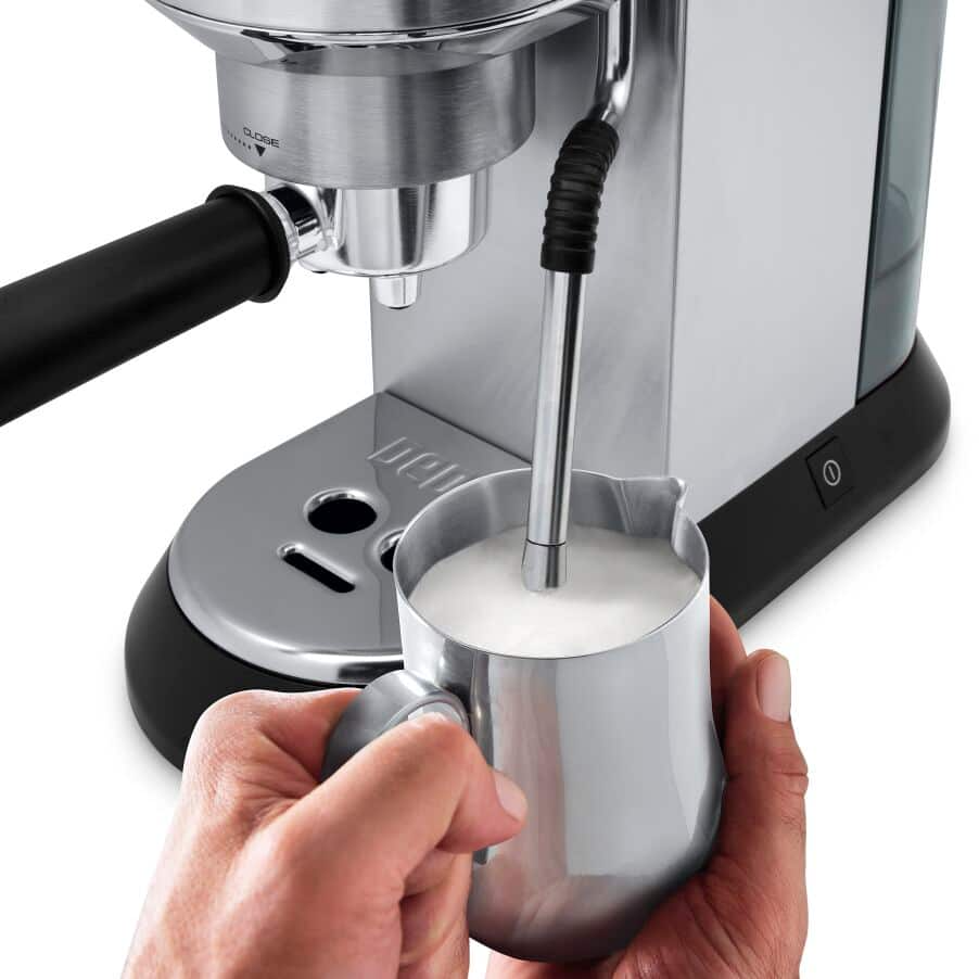 DeLonghi Dedica Arte EC885.M Manual Espresso Coffee Maker 15-Bar Silver