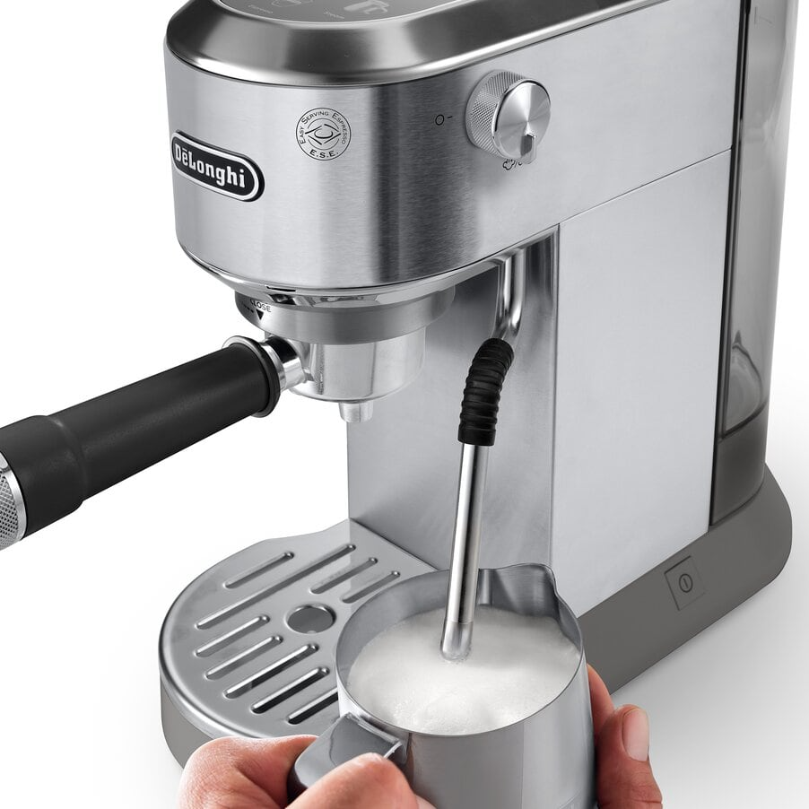 DeLonghi Dedica Duo EC890.M Espresso Machine 15 Bar Silver — image 5