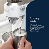 DeLonghi EC890.W Dedica Duo Manual Espresso Coffee Machine White thumbnail 7