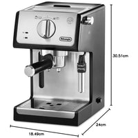 DeLonghi ECP35.31 Espresso Machine Black & Silver thumbnail 2