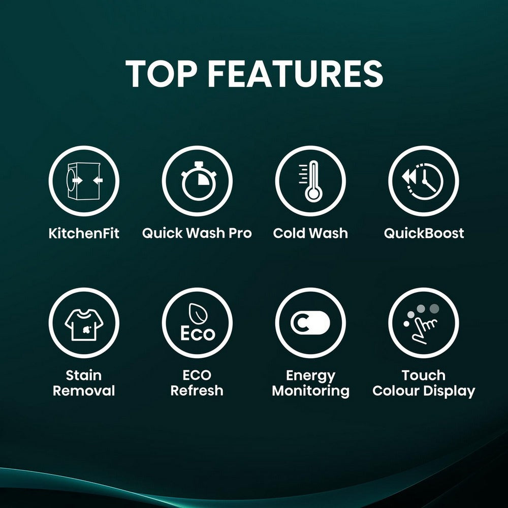 Hisense WF5I9043BWFS 5i Series Washing Machine 9kg 1400rpm White — image 3
