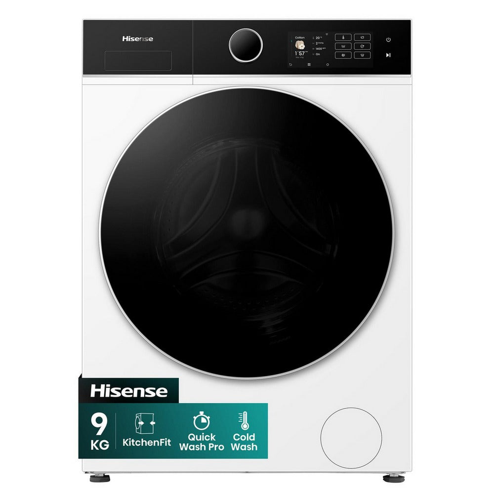 Hisense WF5I9043BWFS 5i Series Washing Machine 9kg 1400rpm White