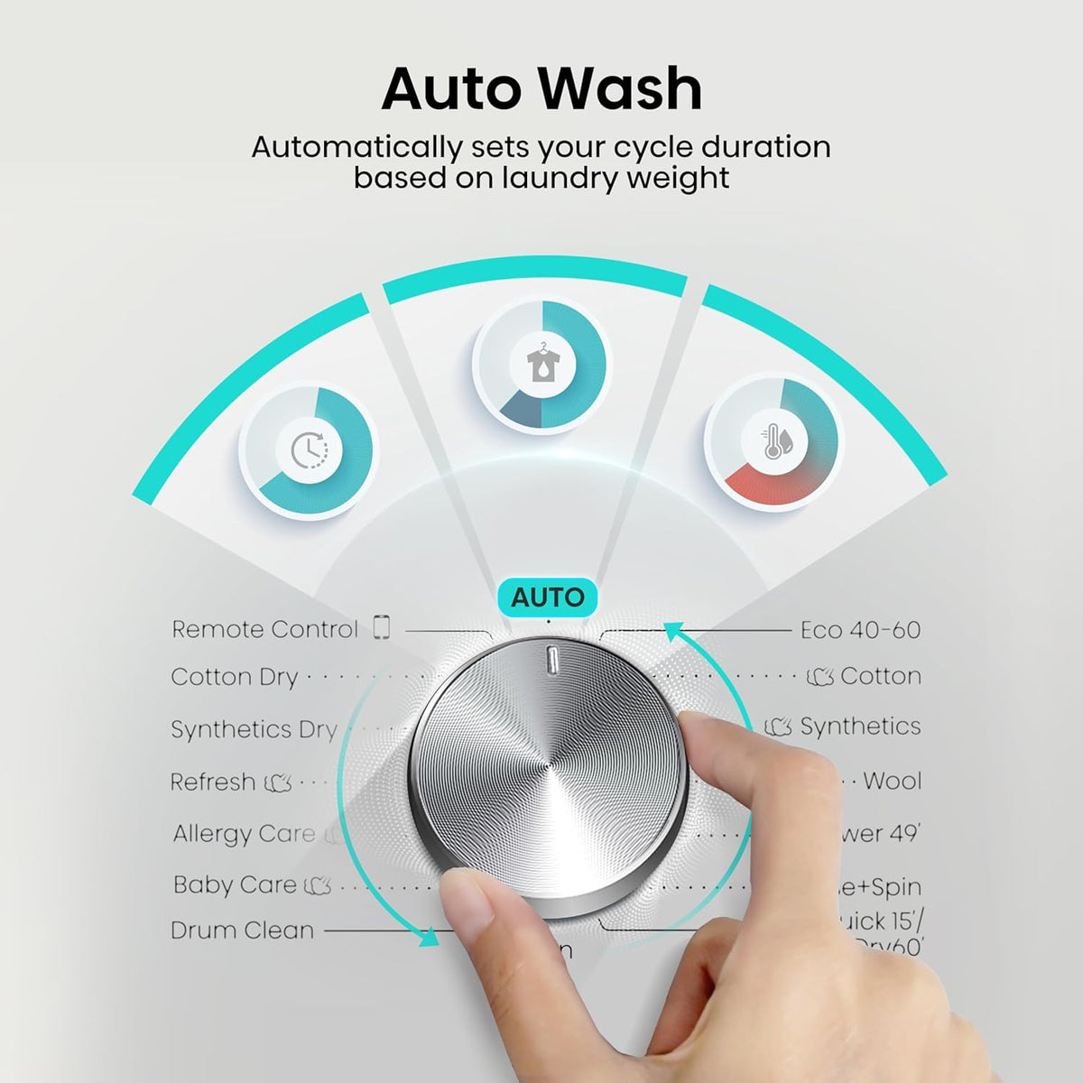 Hisense WD3S8043BW3 Washer Dryer 8kg 5kg 1400rpm White — image 13