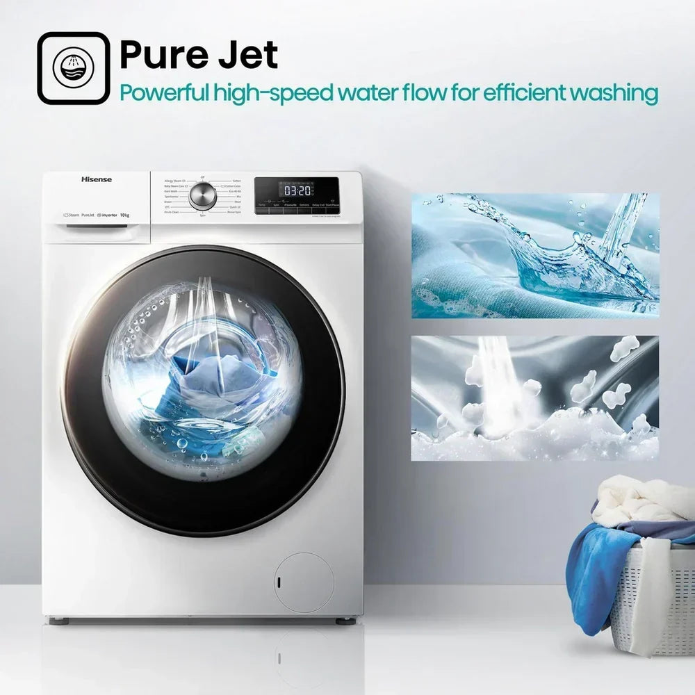 Hisense WFQA1014EVJM 3 Series Washing Machine 10kg 1400rpm White — image 10