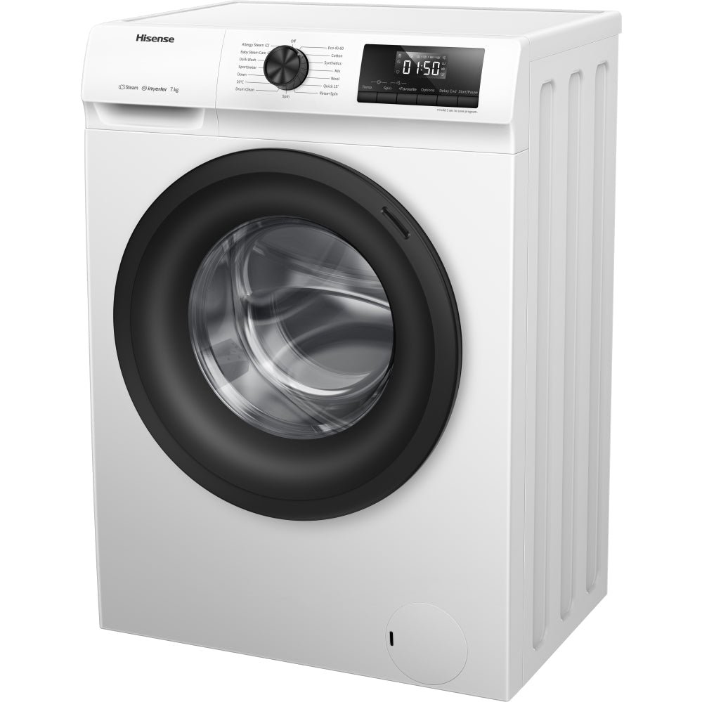 Hisense WFQP7012EVM 1 Series Washing Machine 7kg 1200rpm White — image 9
