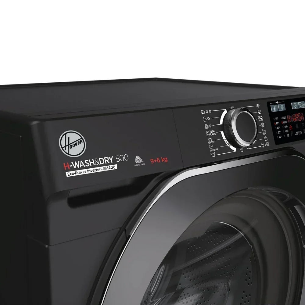 Hoover H-WASH 500 HD496AMBCB/1 Washer Dryer 9kg/6kg Black — image 4