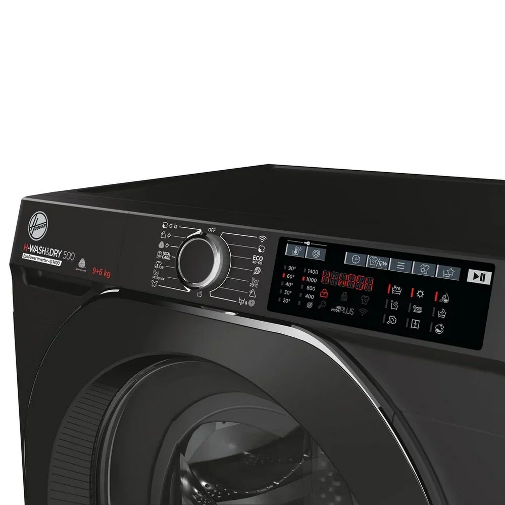 Hoover H-WASH 500 HD496AMBCB/1 Washer Dryer 9kg/6kg Black — image 3