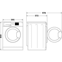 Hotpoint NSWE7469WSUK Washing Machine 7kg 1400rpm White thumbnail 5