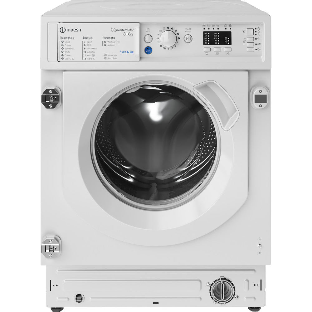 Indesit BIWDIL861485 Washer Dryer 8kg/6kg White