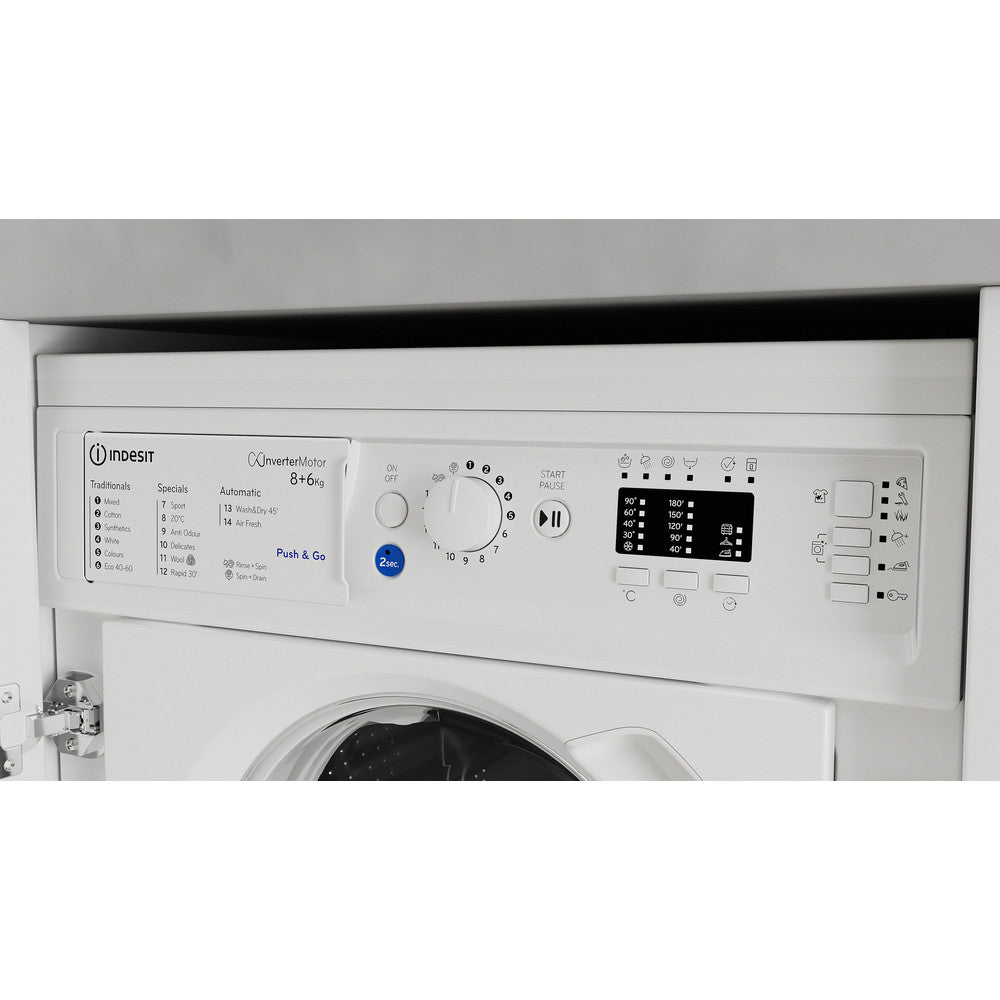 Indesit BIWDIL861485 Washer Dryer 8kg/6kg White — image 14