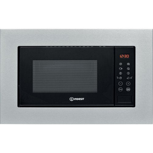 Indesit MWI120GX Built-In Microwave 20L 800W Stainless Steel