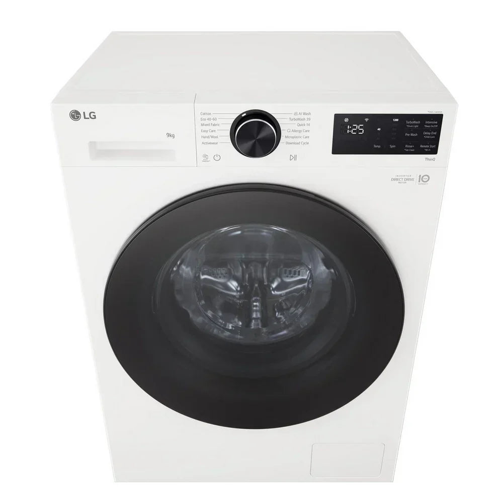 LG F2X50S9TWB VX50 Washing Machine 9kg 1200rpm White