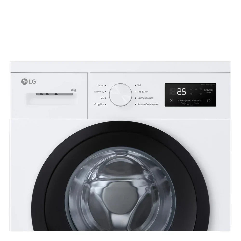 LG F4A10S8NWK Washing Machine 8kg 1400rpm White — image 3