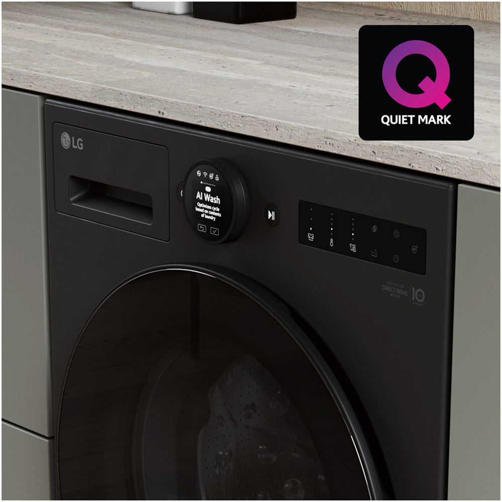 LG F4X7009TBB Washing Machine 9kg 1400rpm Black