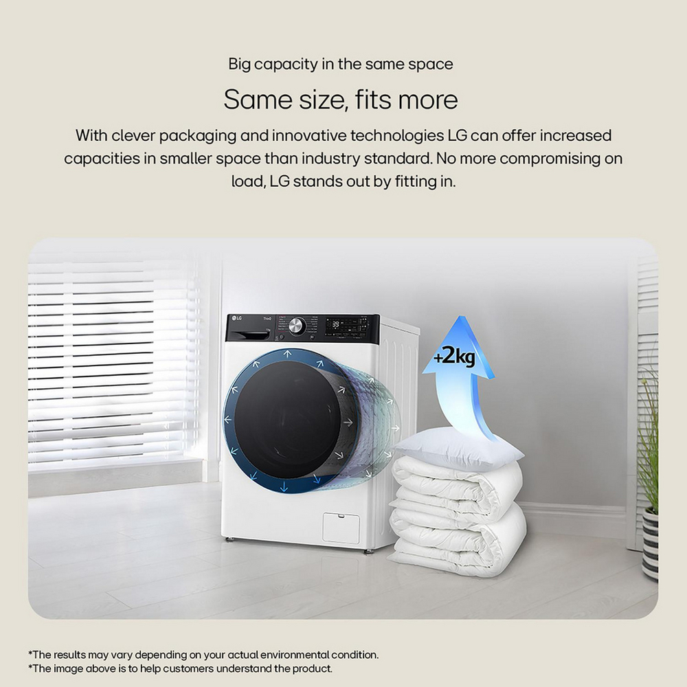 LG F4Y513WWLN1 Washing Machine 13kg White — image 10